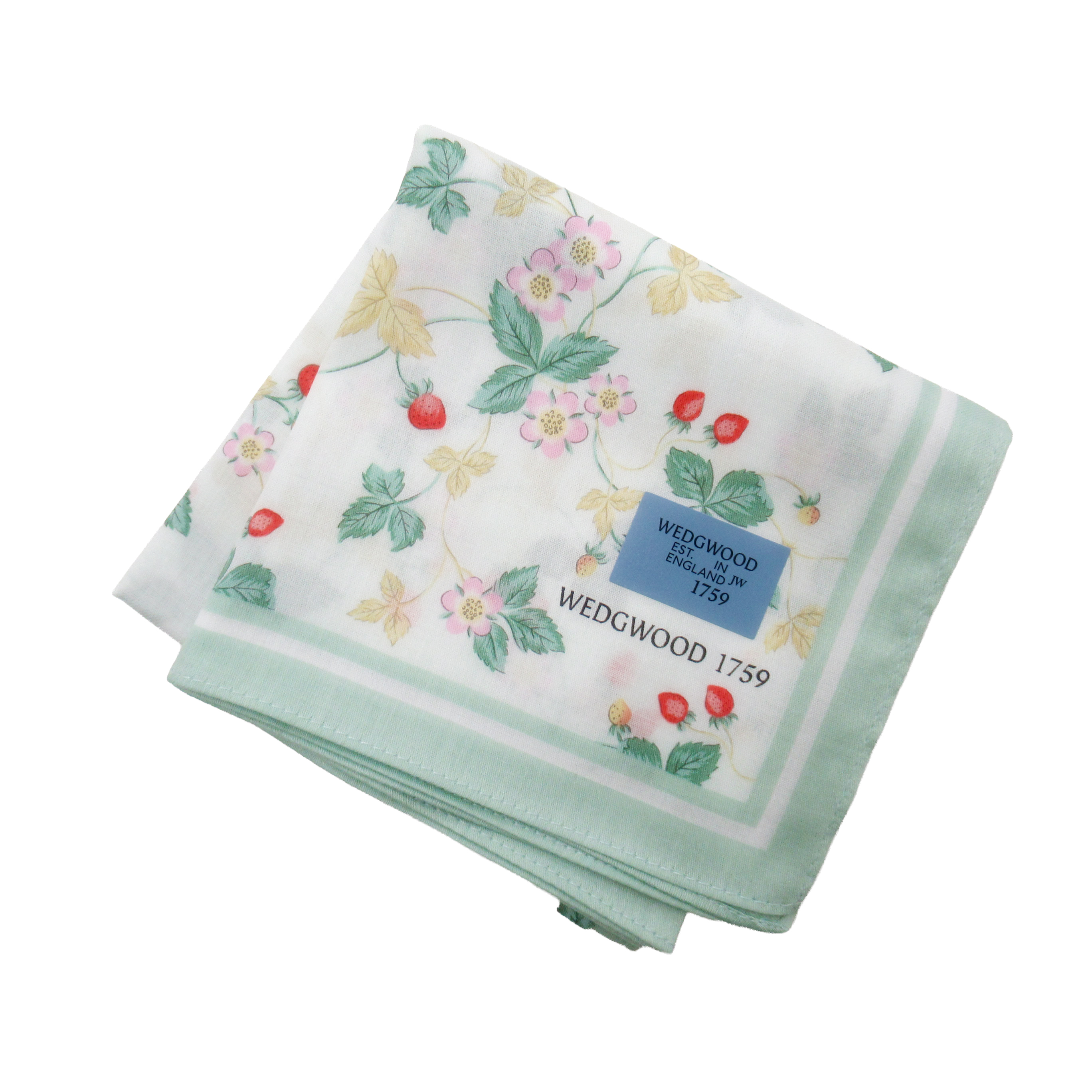 WEDWOOD プリントハンカチ WWDL51000＊GR